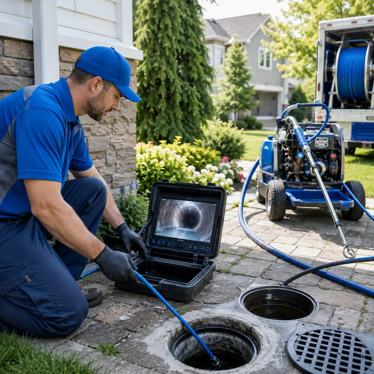Outdoor drain cleaning professionals serving Kell, IL