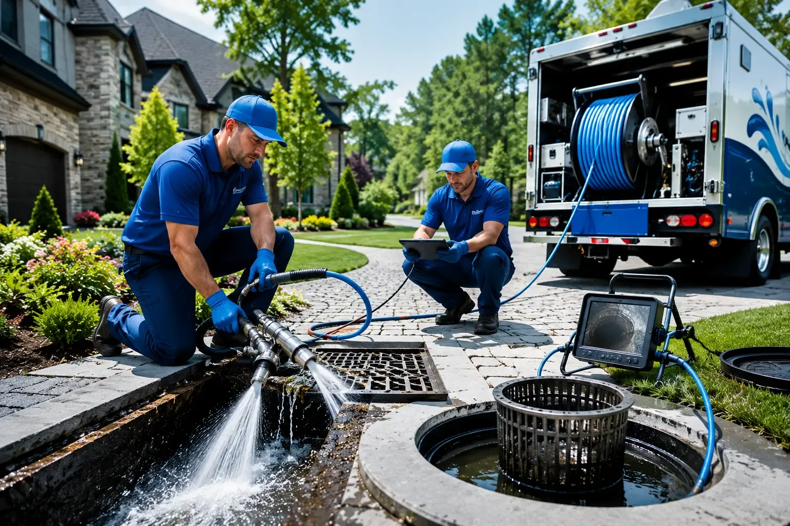 Local outdoor drain cleaning professionals in Kell, IL