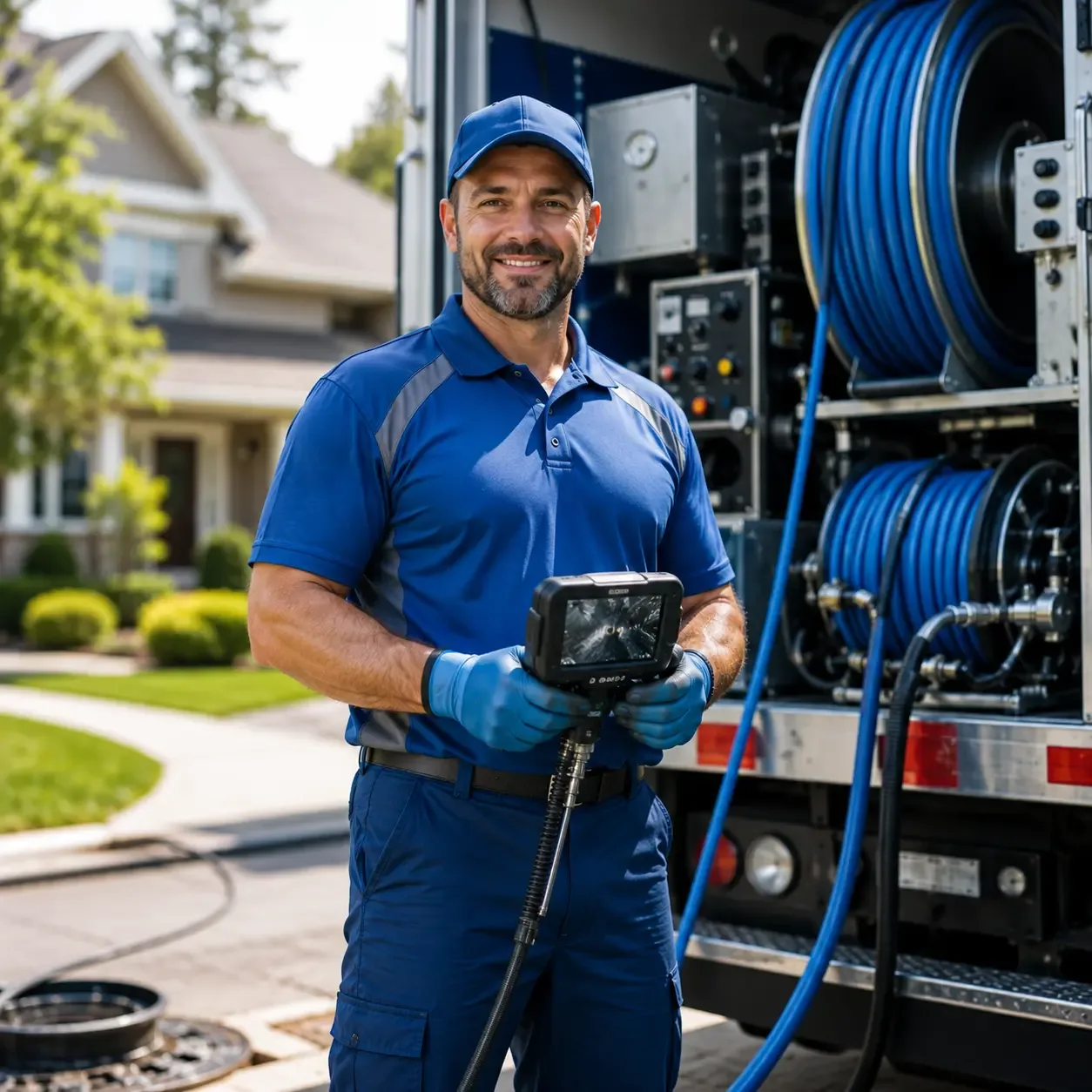 Local outdoor drain cleaning specialists in Kell, IL